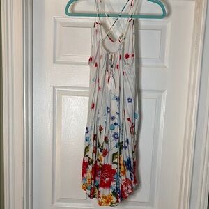 Floral Dress with Strappy Back